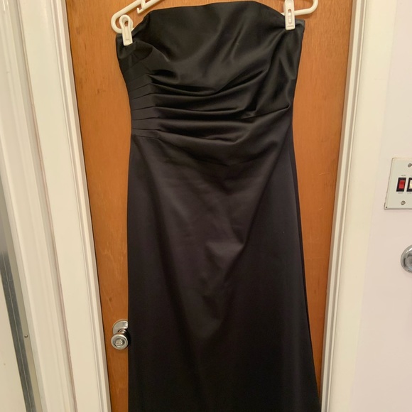 ABS Allen Schwartz Dresses Satin Strapless Gown Poshmark